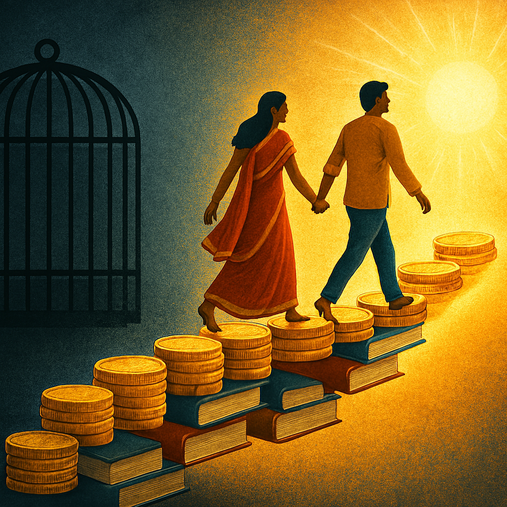 Money Mindset India – from cage of scarcity to bridge of abundance.